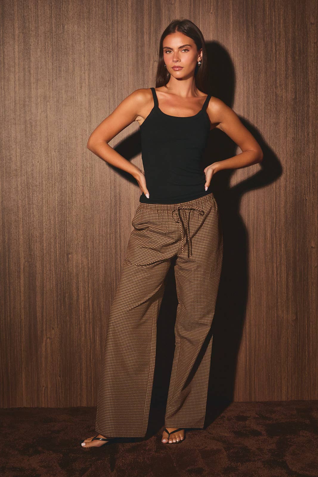 Sara Gingham Pants