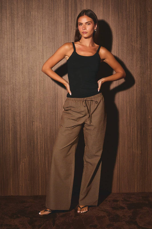 Sara Gingham Pants