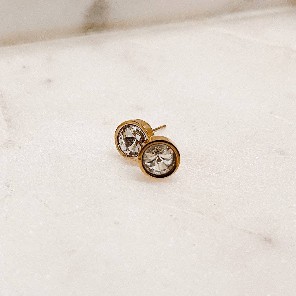 Daphine Diamond Stud Earrings