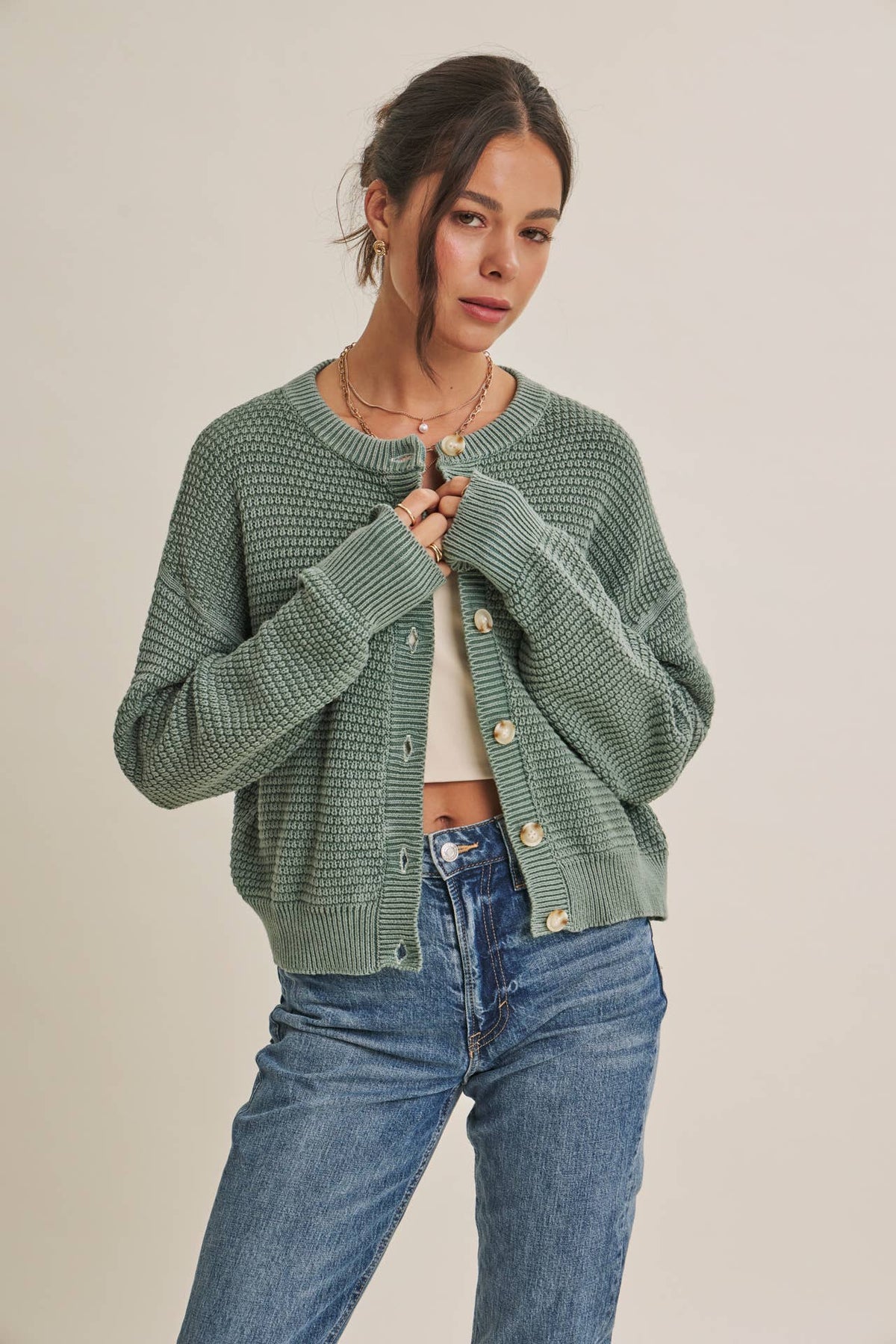 Charlie Button Up Cardigan