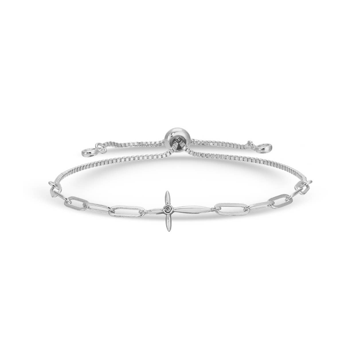 Delicate Cross Pulley Bracelet