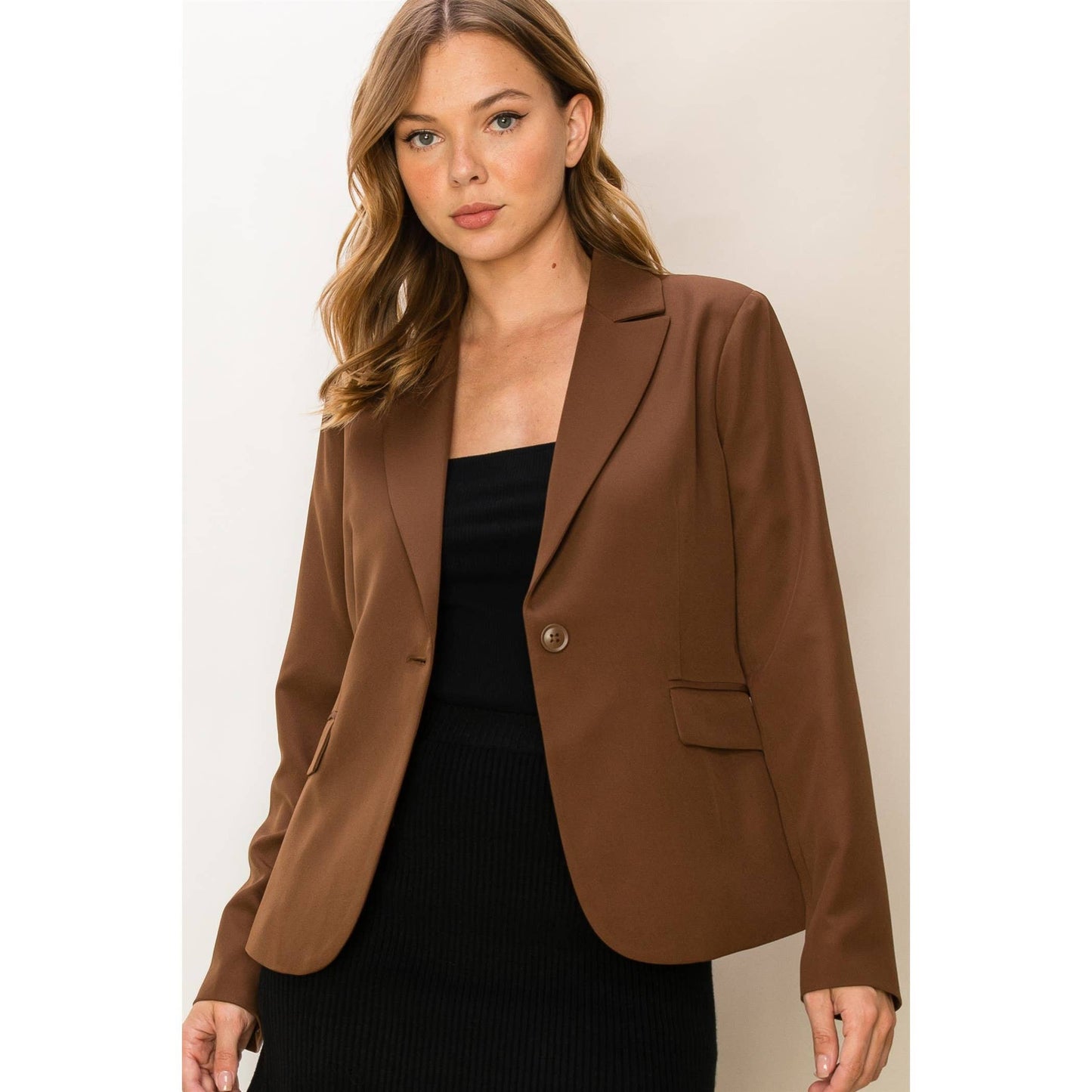 Zara Single Button Blazer