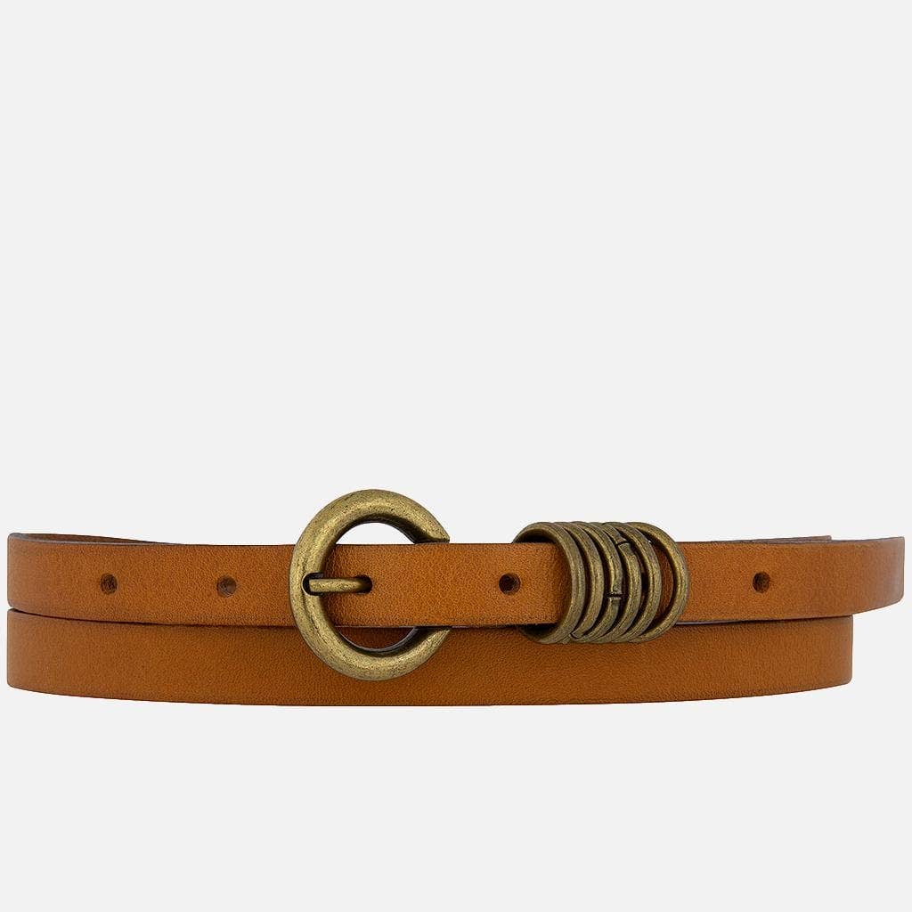 Alie | Skinny Leather Belt