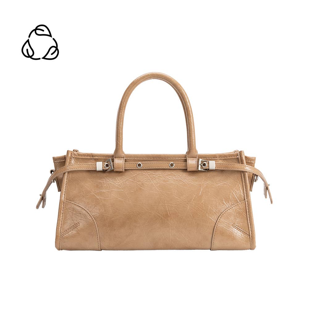 Rhonda Tan Recycled Vegan Top Handle Bag
