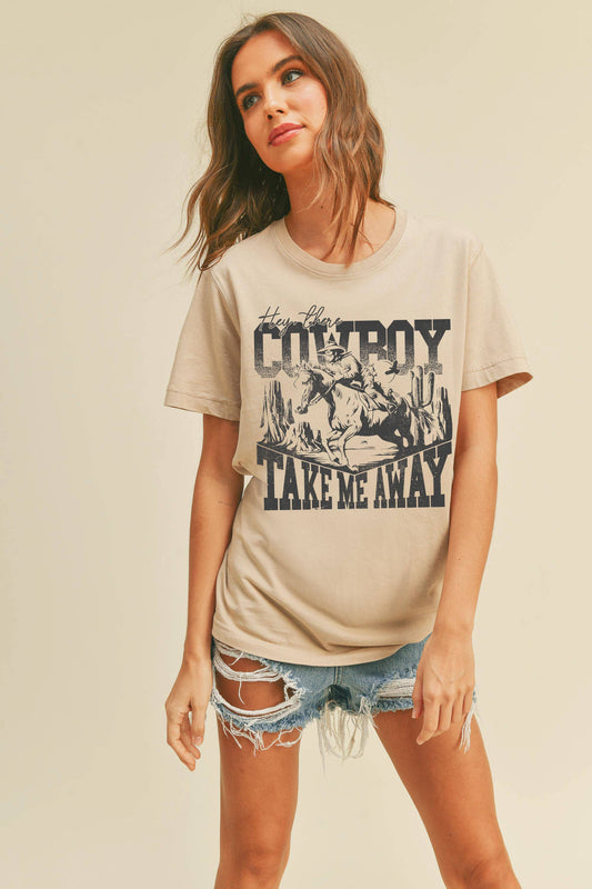 Cowboy Take Me Away Graphic Tee