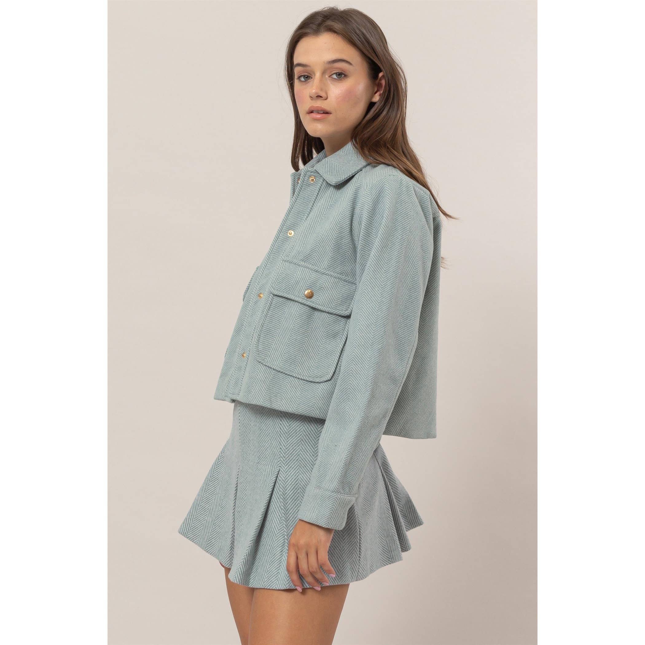 Amiri Herringbone Jacket – Veldt