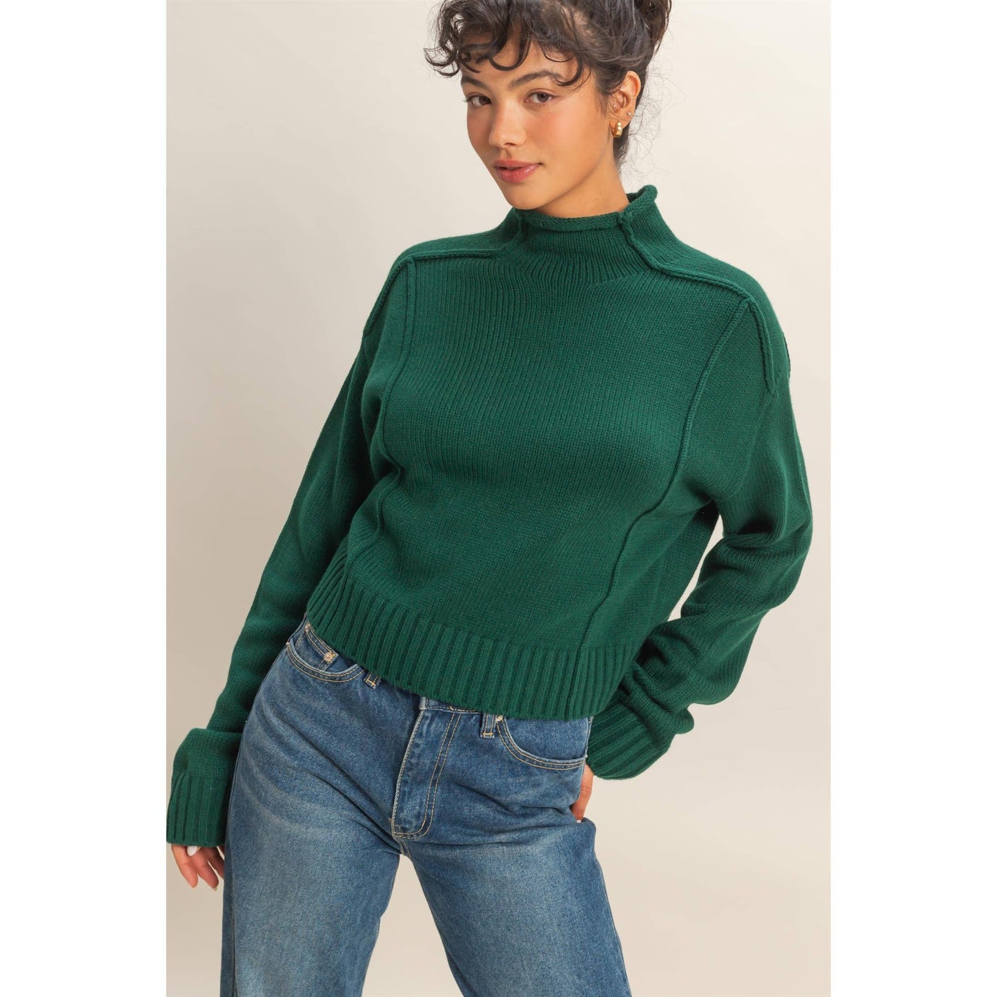 Georgina High Roll Neck Sweater