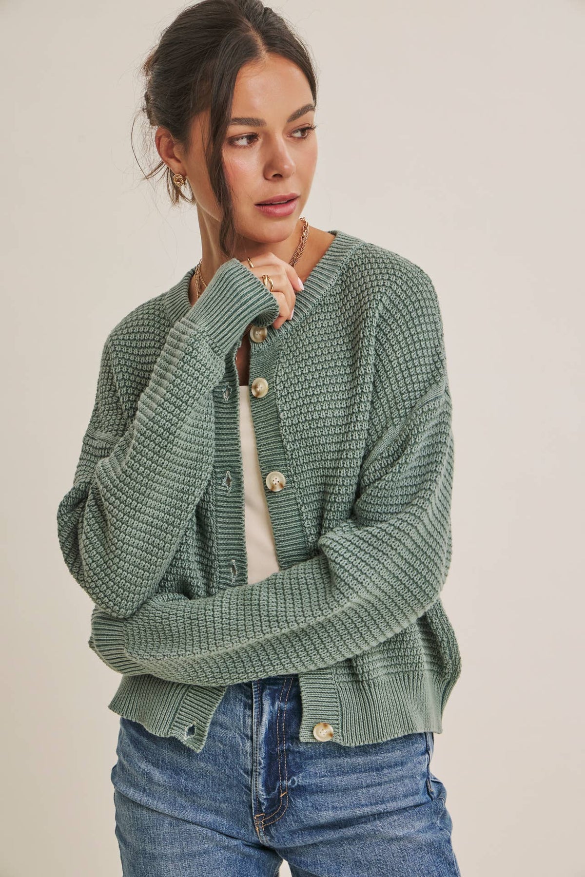 Charlie Button Up Cardigan