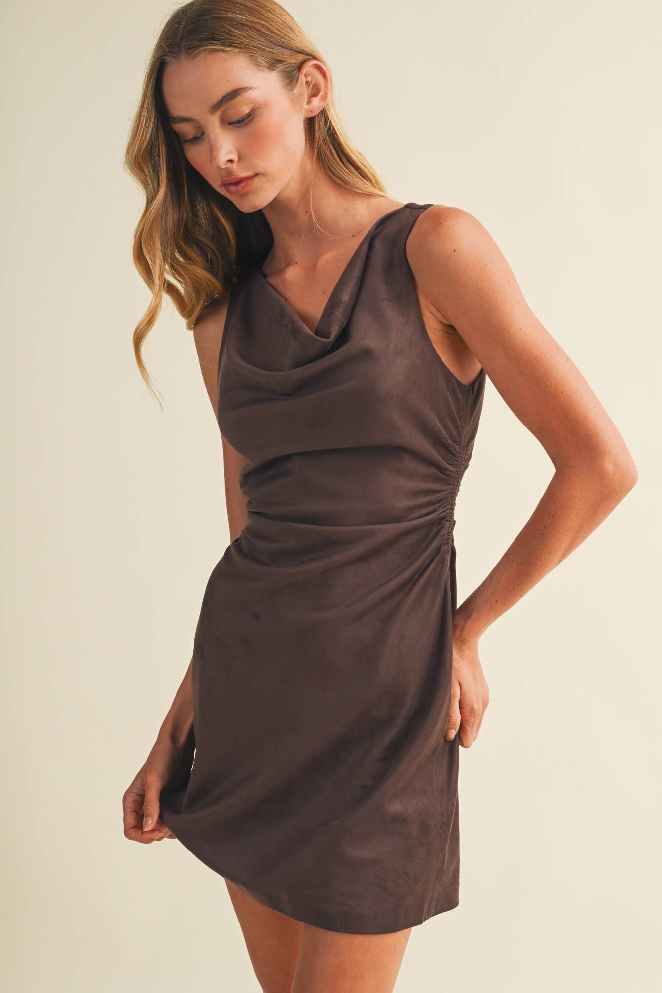 Nika Suede Dress