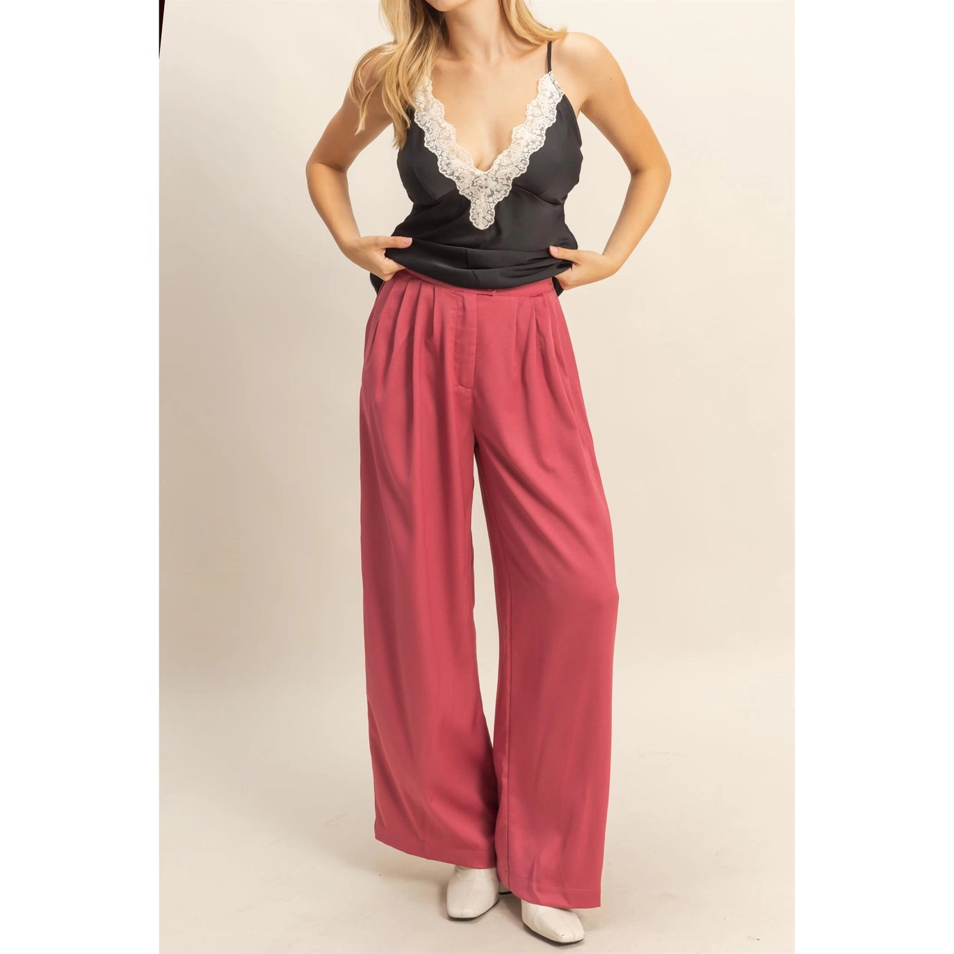 Benson Wide-Leg Palazzo Pant