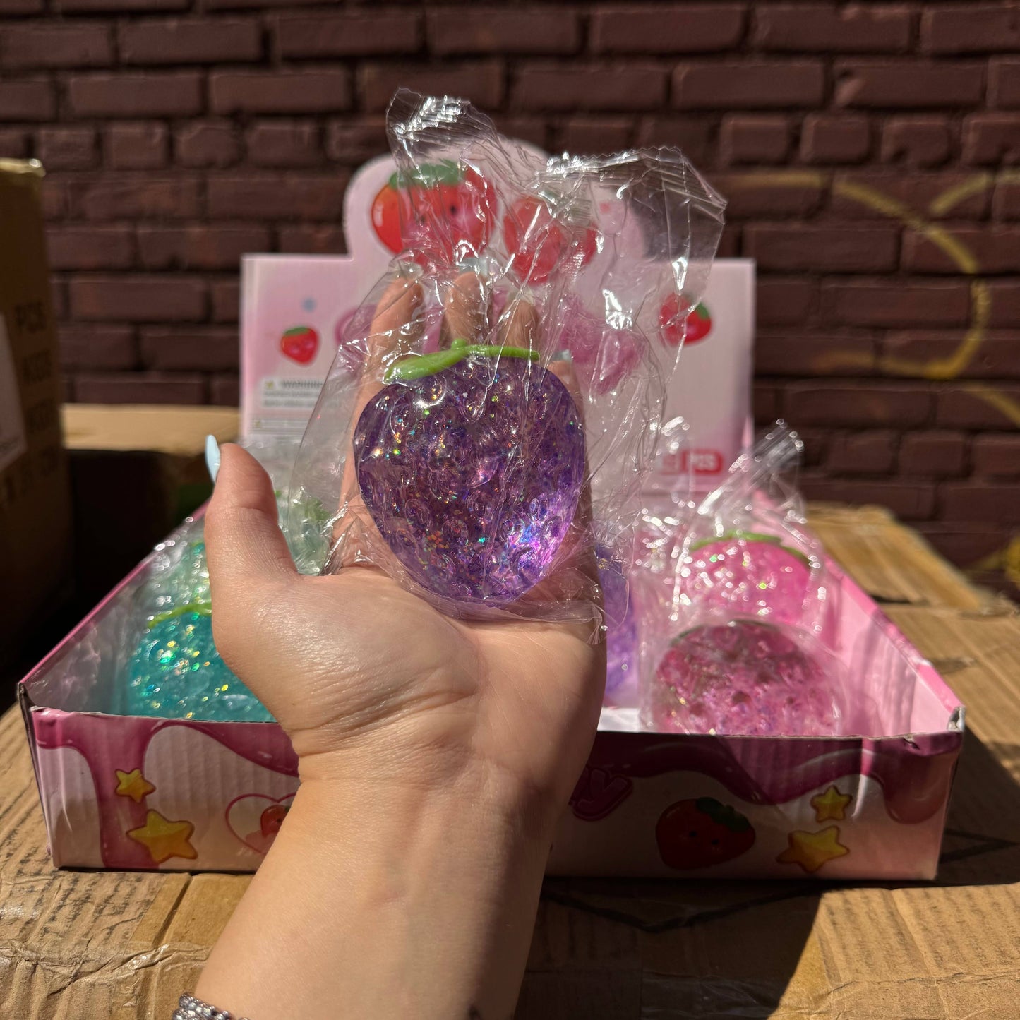 Sugar Squeeze Glitter Strawberry