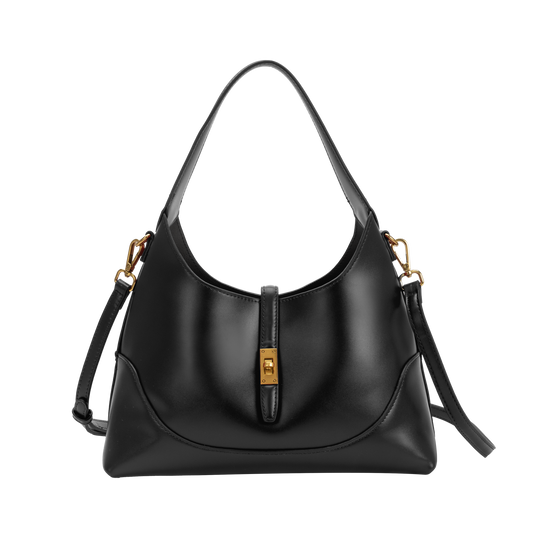 Caroline Black Shoulder Bag