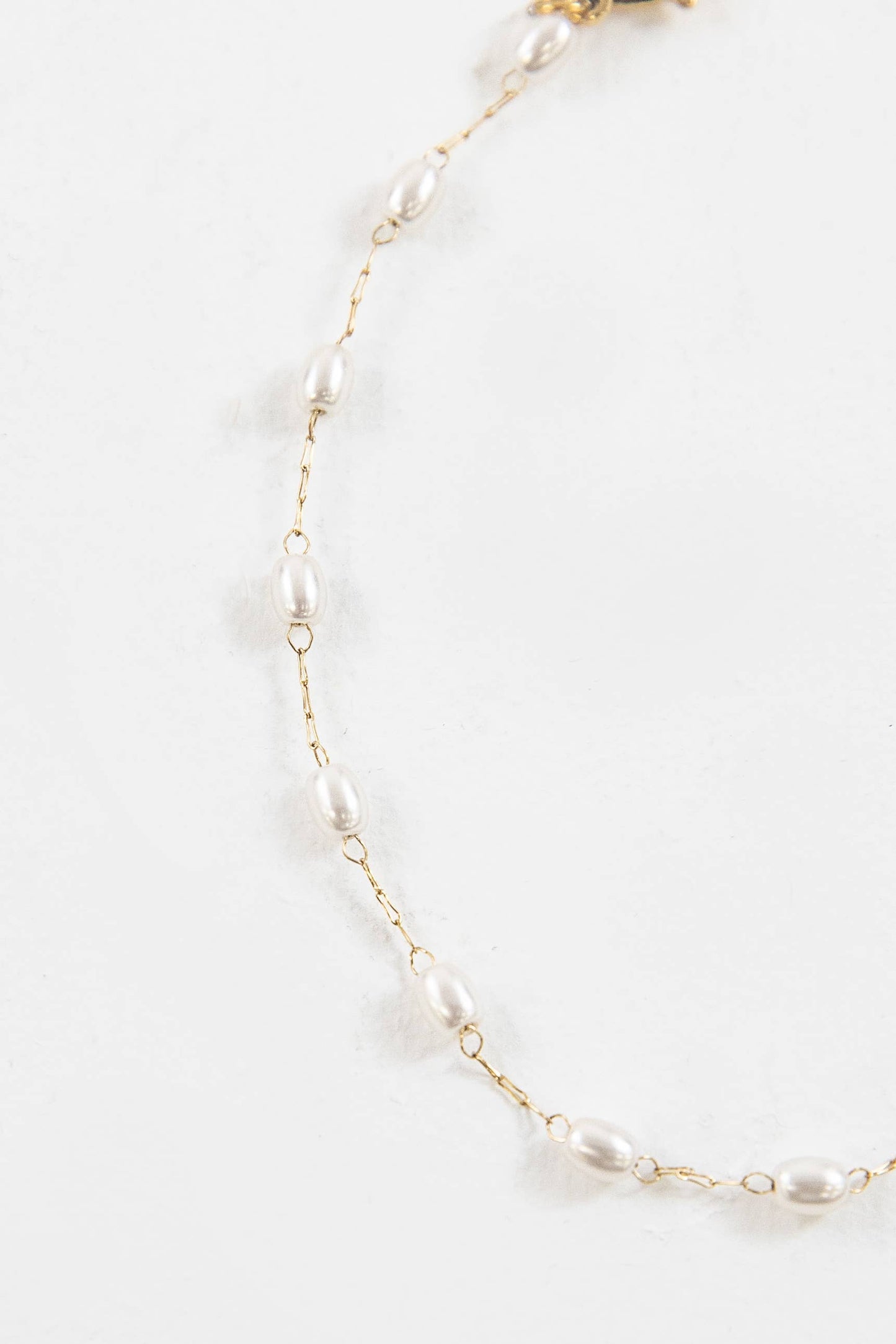Oval Pearl Spaced Bracelet