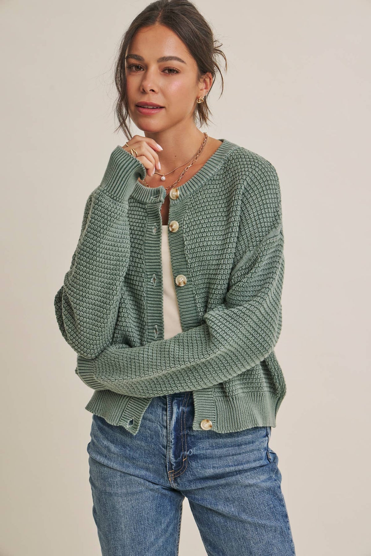 Charlie Button Up Cardigan