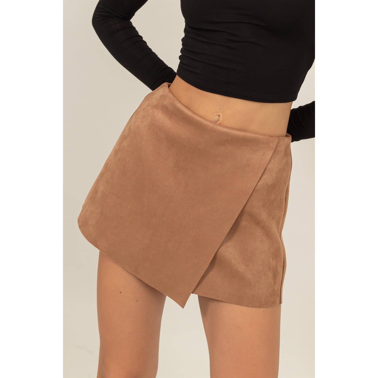 Danika Suede Skort