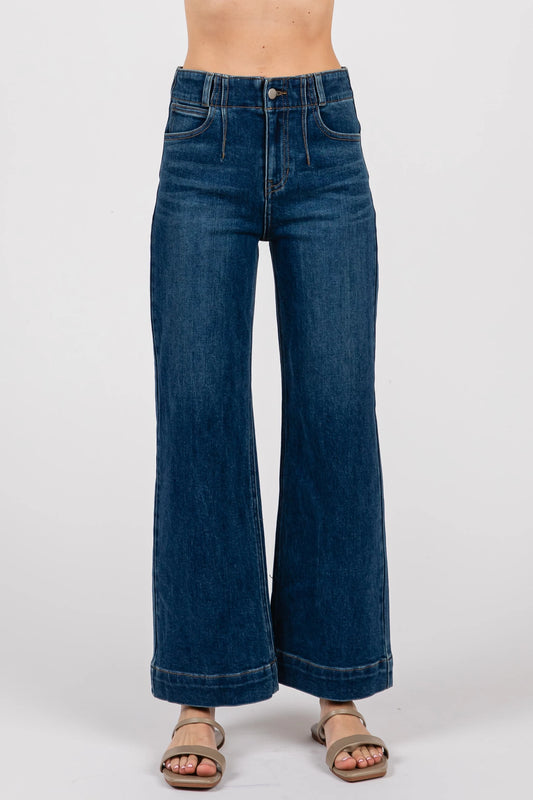 A Line Darted Jeans - L.T.J.