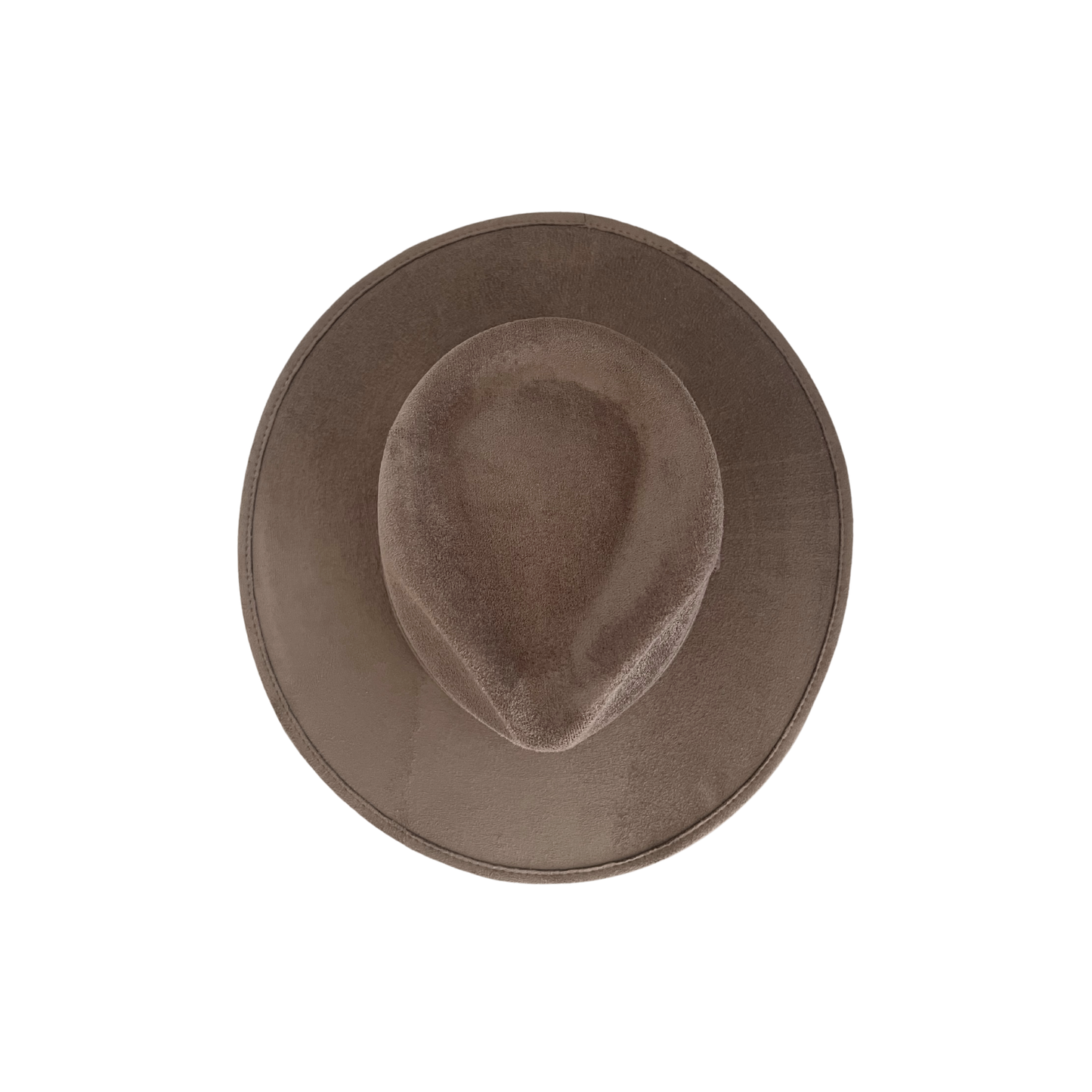 Vegan Suede Tear Drop Hat