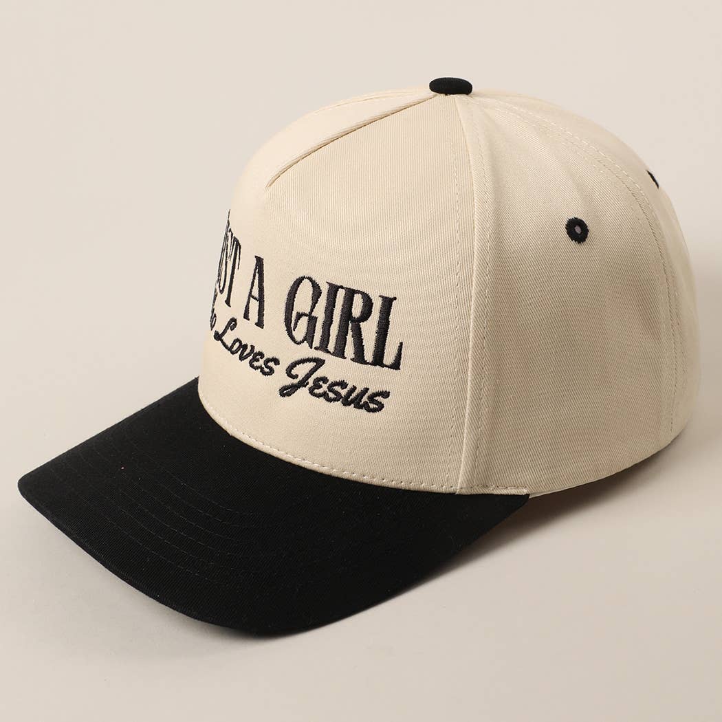 Just A Girl Who Loves Jesus Trucker Hat