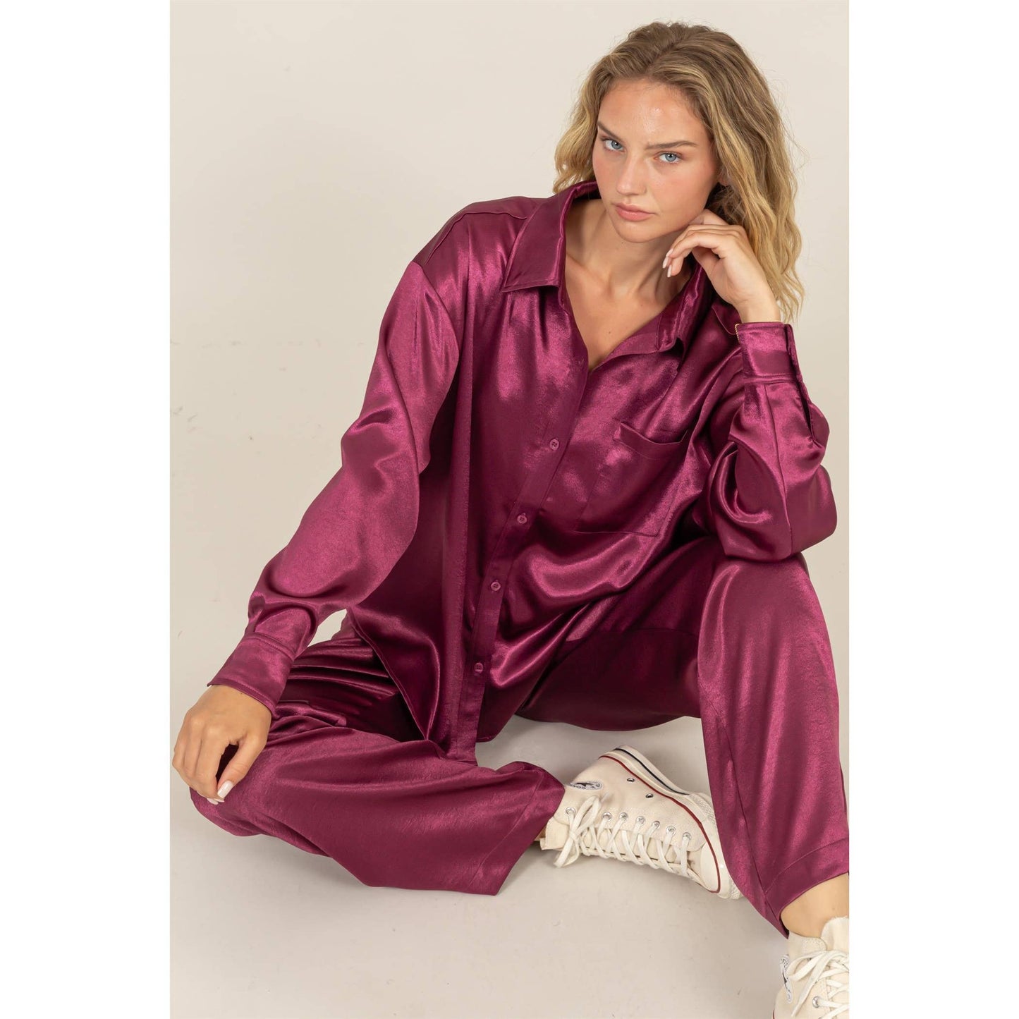 Noel Satin Lounge Set