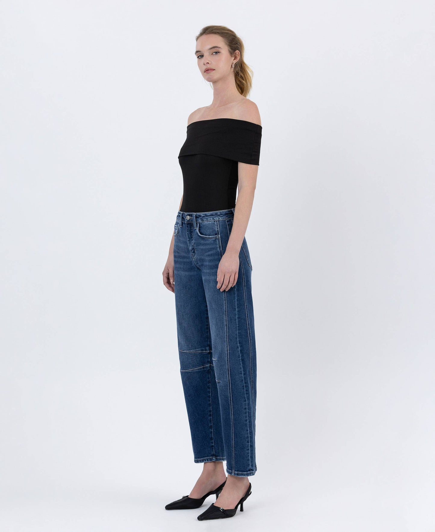 Danielle Barrel Leg Denim