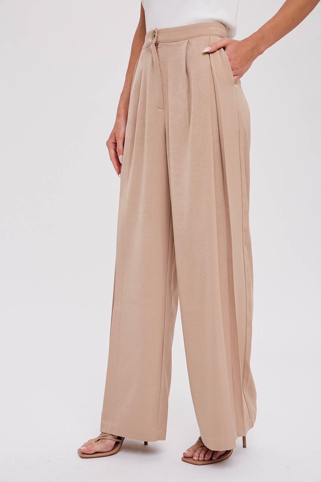 Evelyn Pintuck Pants