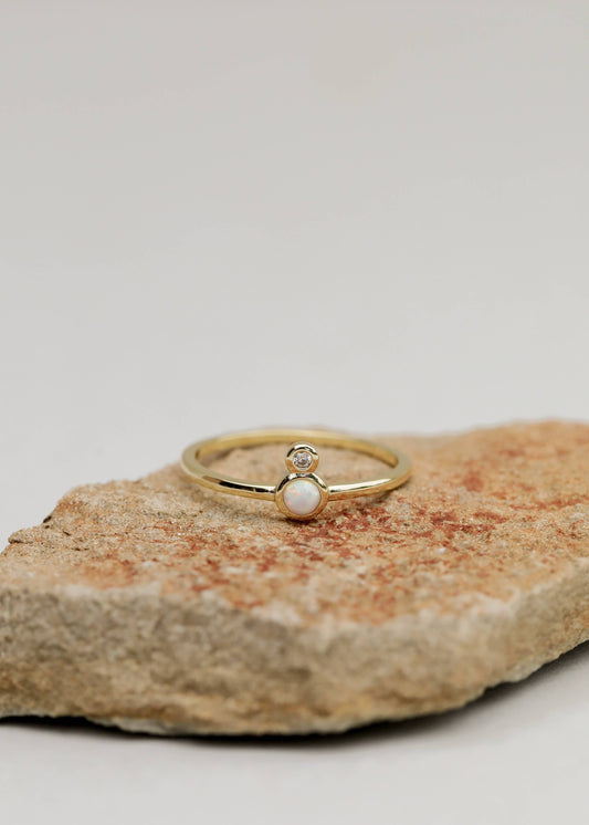 Ring - Opal Infinity