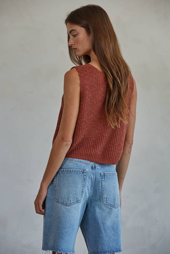 Gabrielle Knit Vest Top