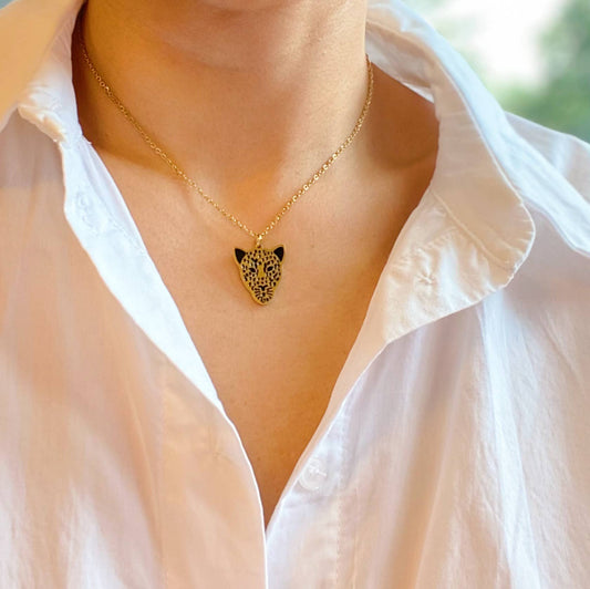 Golden Leopard Necklace