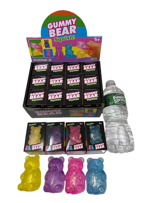 Squishy Glitter Gummy Bear