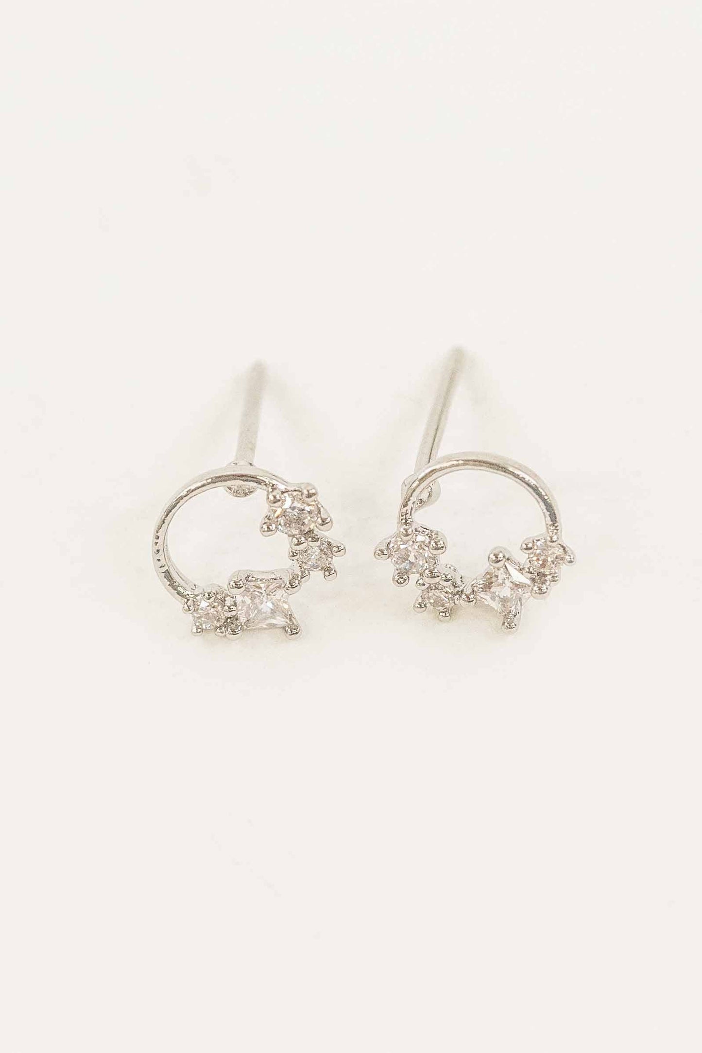 Coronal Stud Earrings | Silver