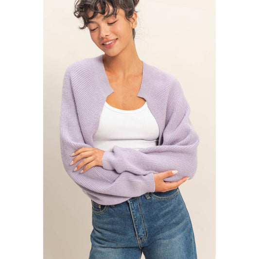 Liam Cropped Shrug Cardigan
