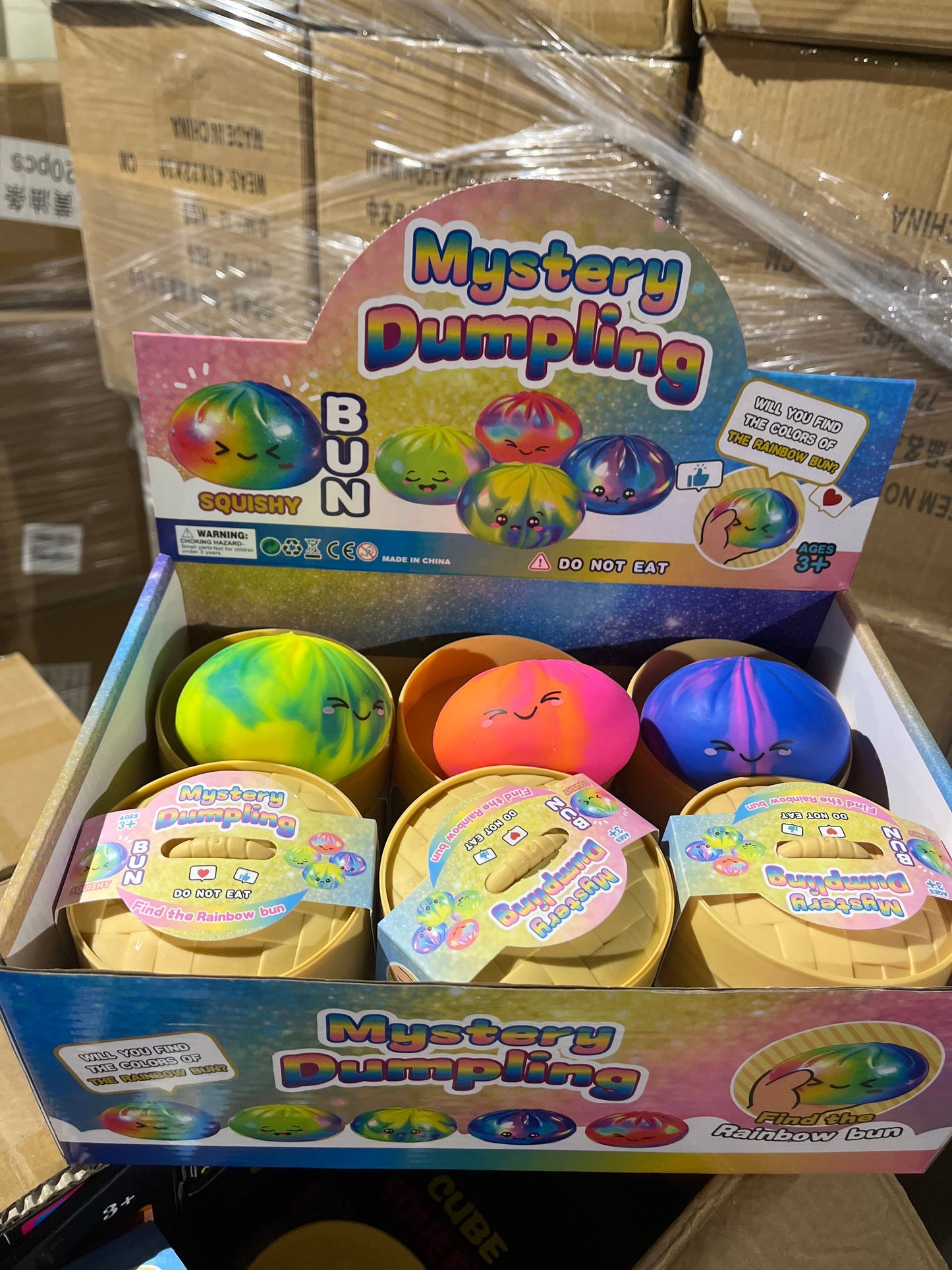 TieDye Squishy Dumplings Toy