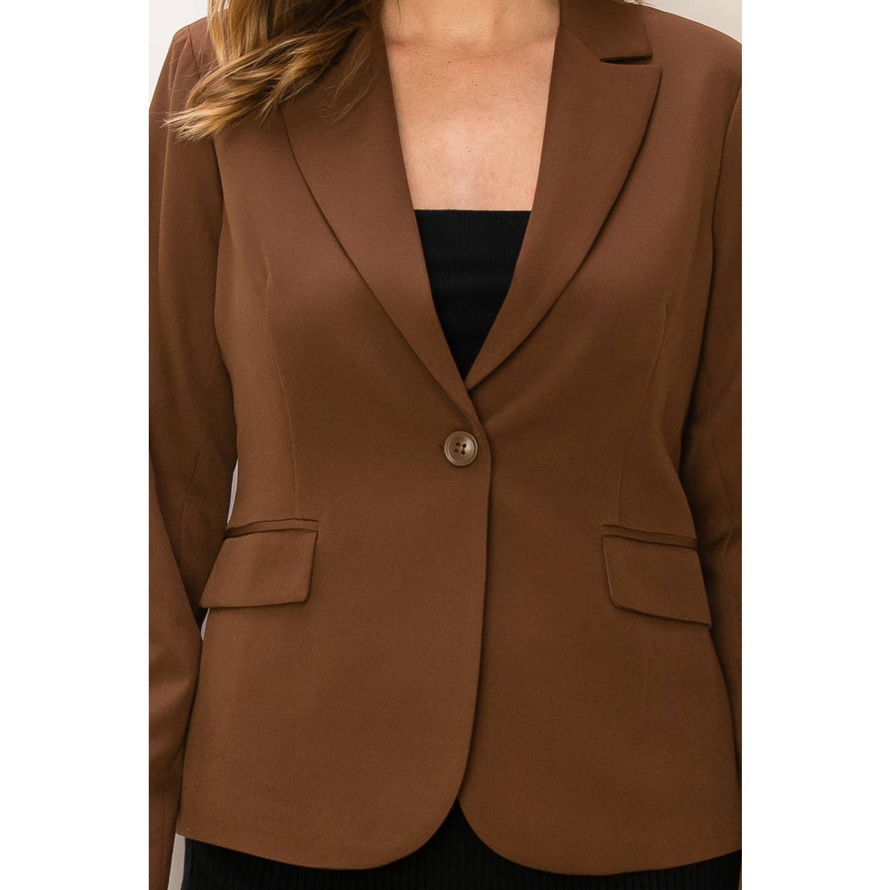 Zara Single Button Blazer