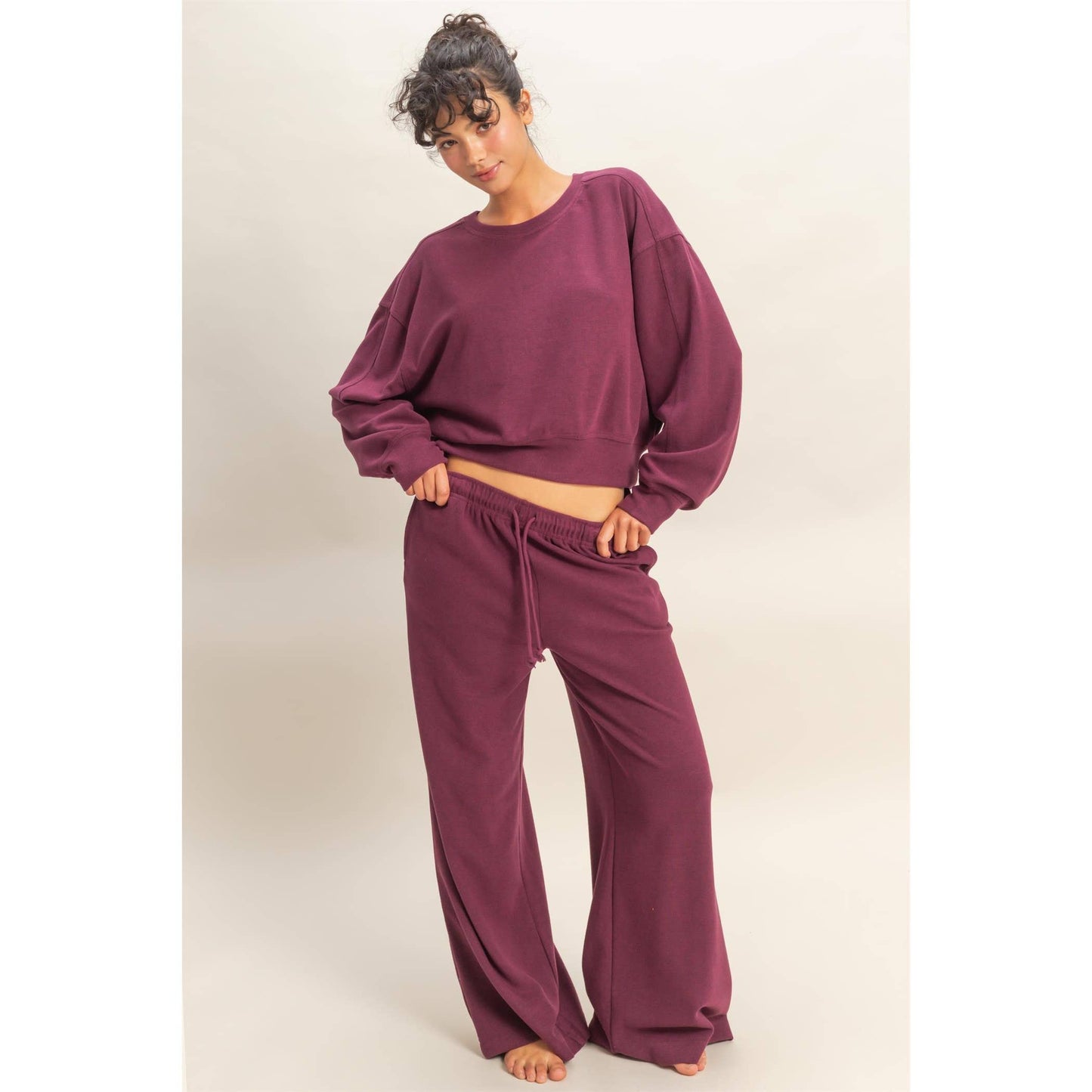 Madison Ribbed Relaxed Fit Sweatshirt