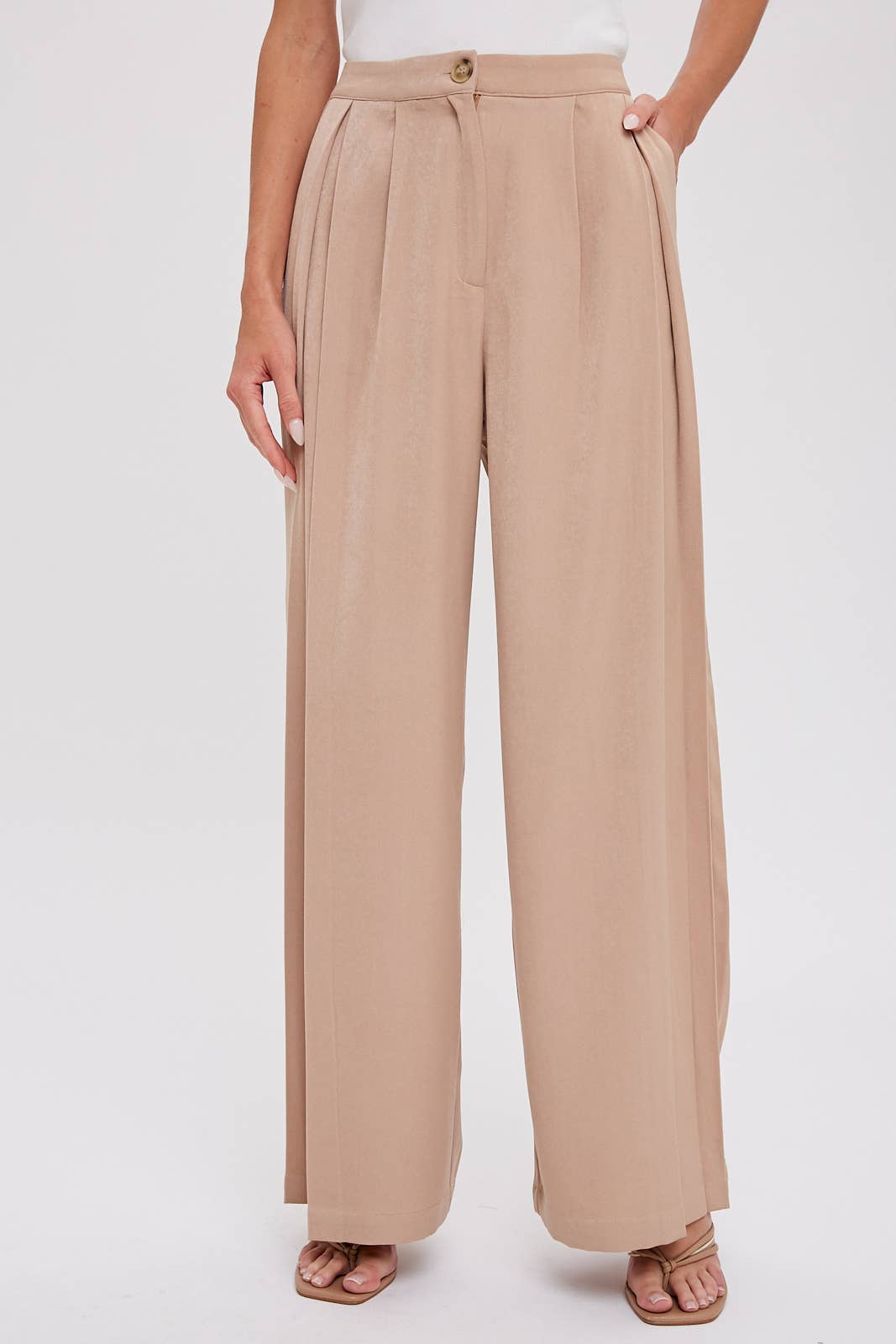 Evelyn Pintuck Pants