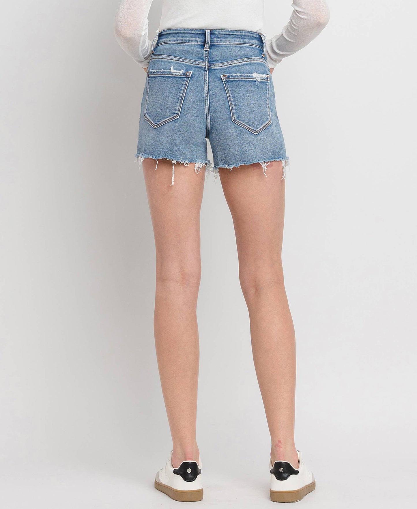 Inner Circle A-line Denim Shorts