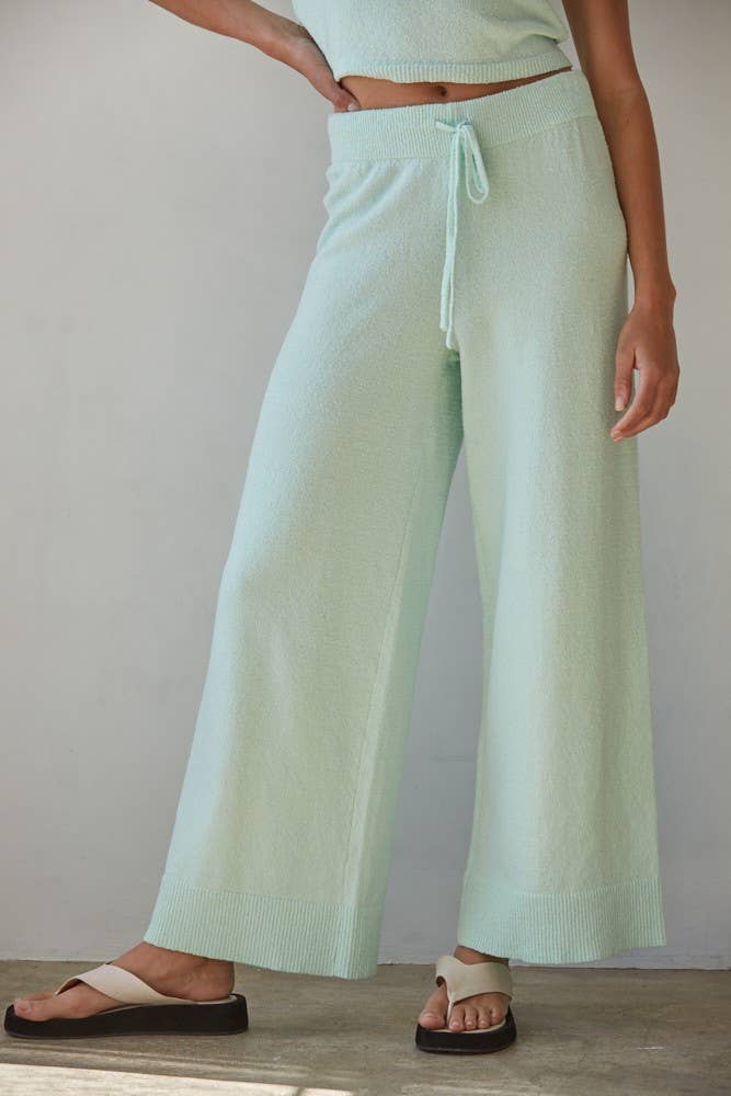 Kennedy Knit Sweater Wide Leg Pants