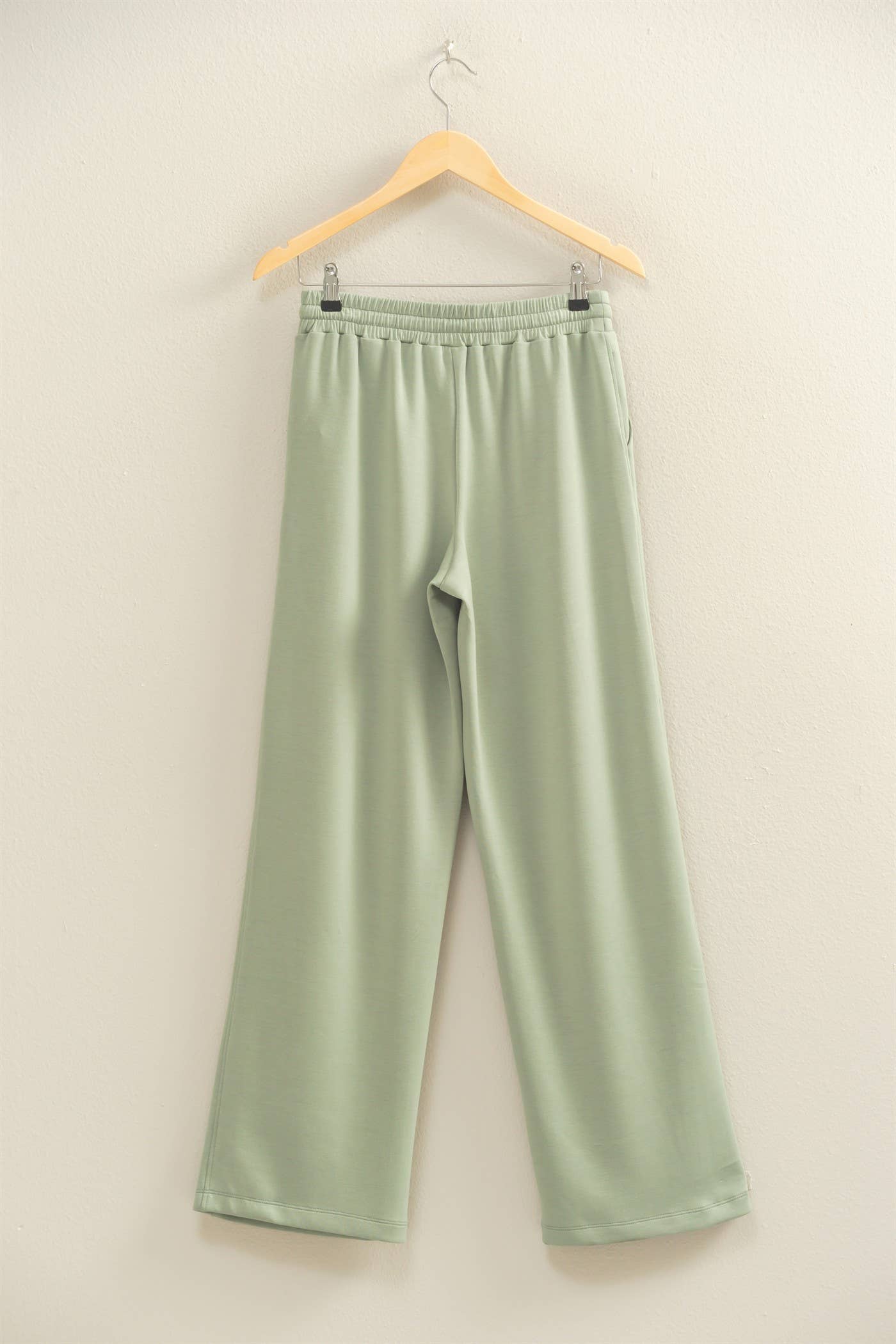 Scuba Wide-Leg Drawstring Sweatpants