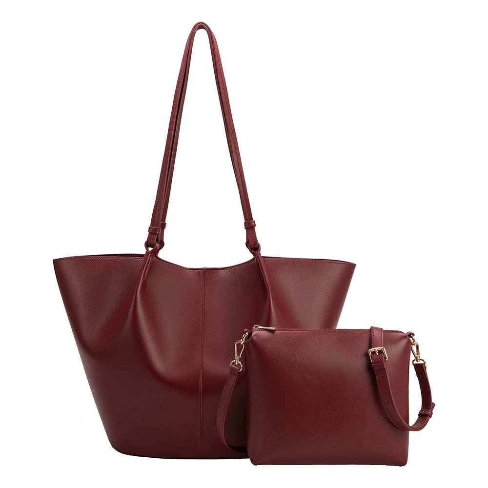 Lydia Cranberry Shoulder Bag