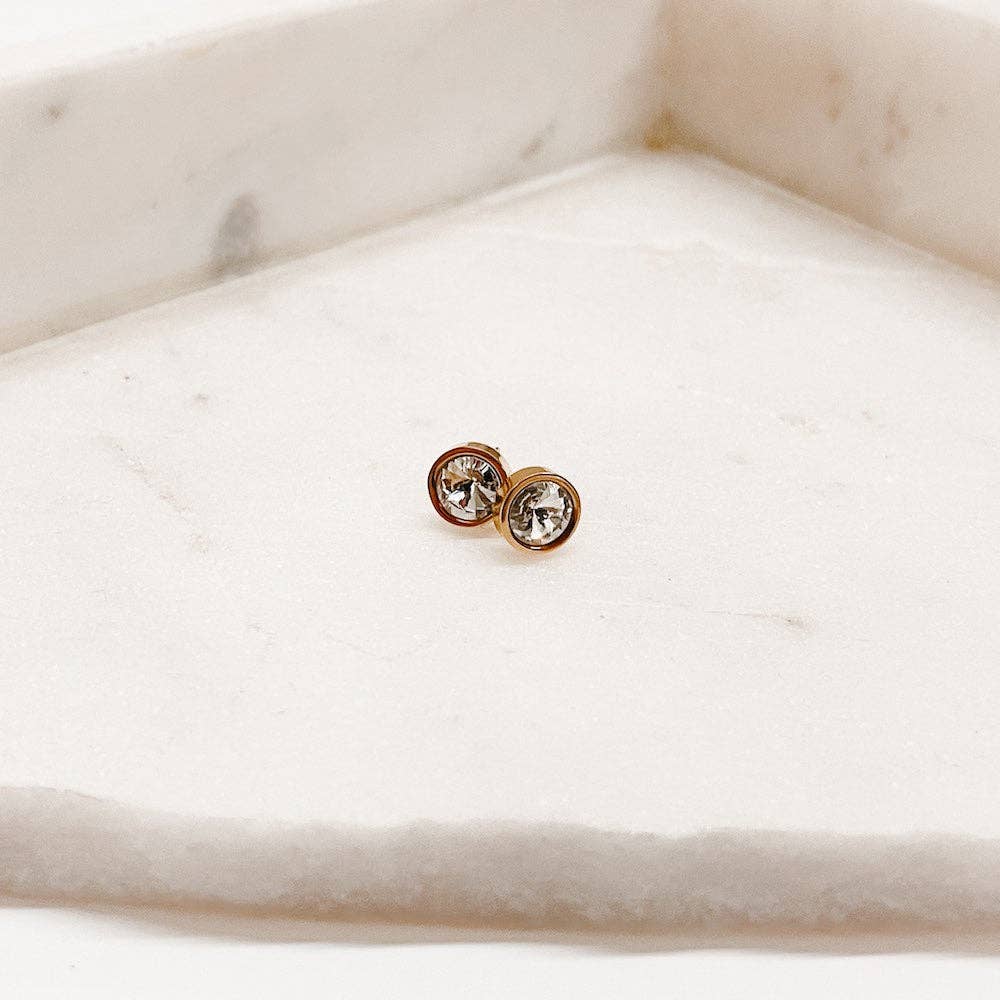 Daphine Diamond Stud Earrings