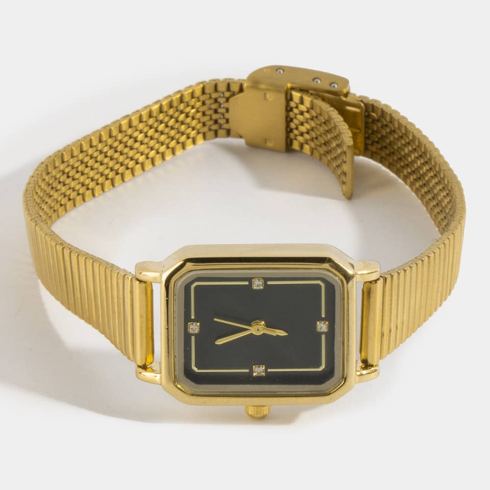 Snake Band Rectangle Style Watch