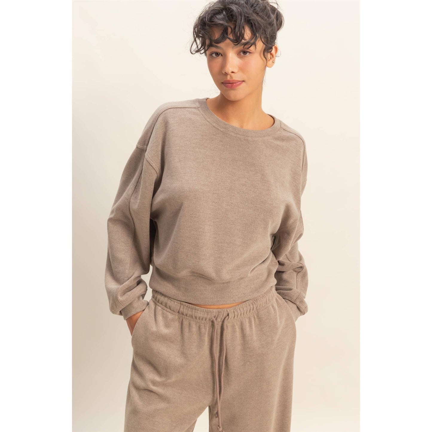 Madison Ribbed Relaxed Fit Sweatshirt