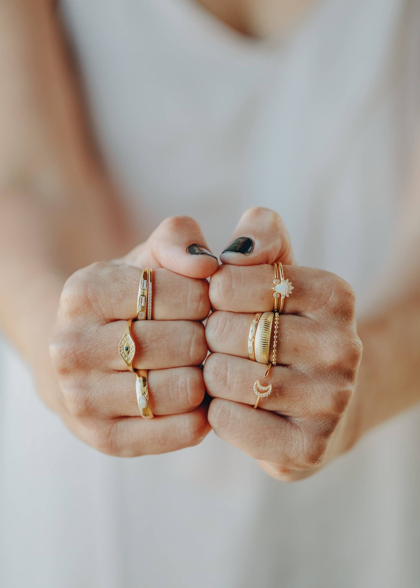 Opal Burst Ring