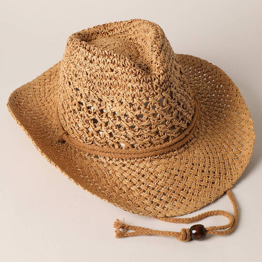 Straw Panama Adjustable Sun Hat