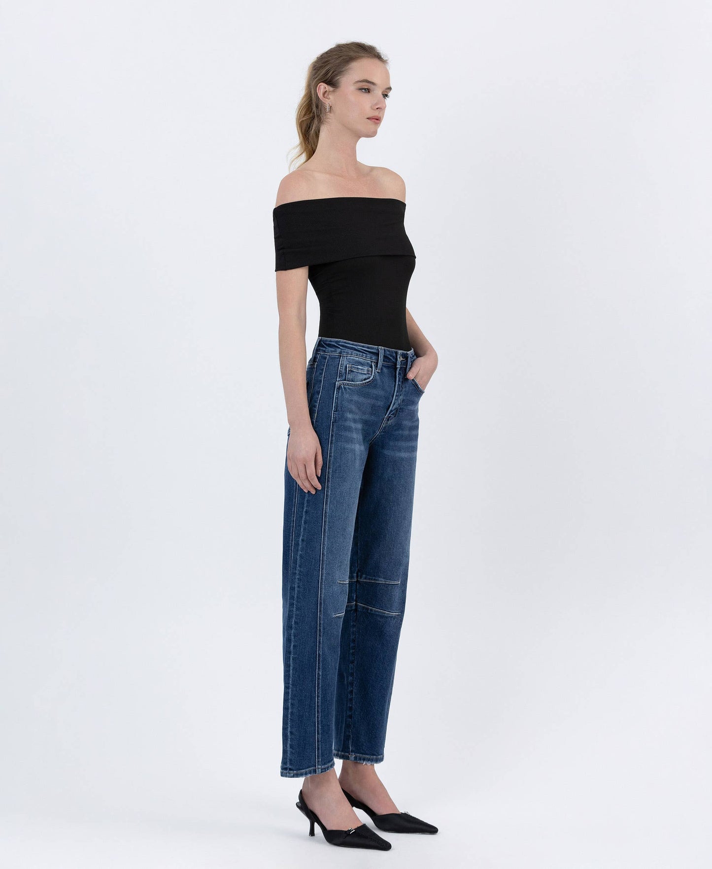 Danielle Barrel Leg Denim