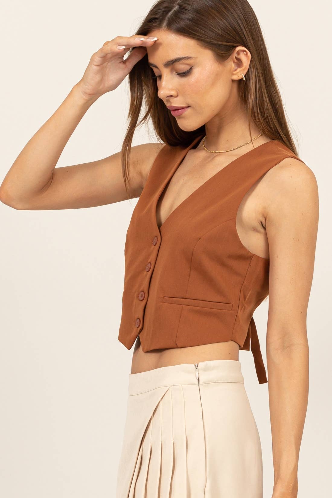 Victoria Buttoned Vest