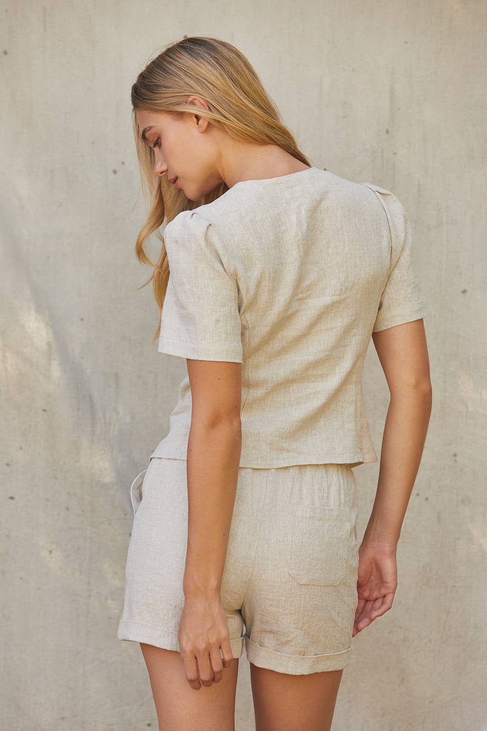 Gretchen Tie Front Top