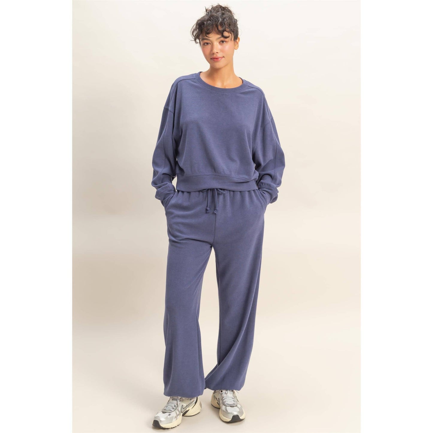 Madison Ribbed Relaxed Fit Sweatshirt