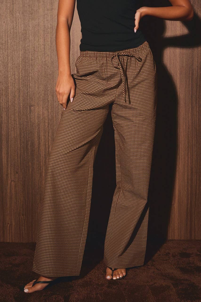 Sara Gingham Pants