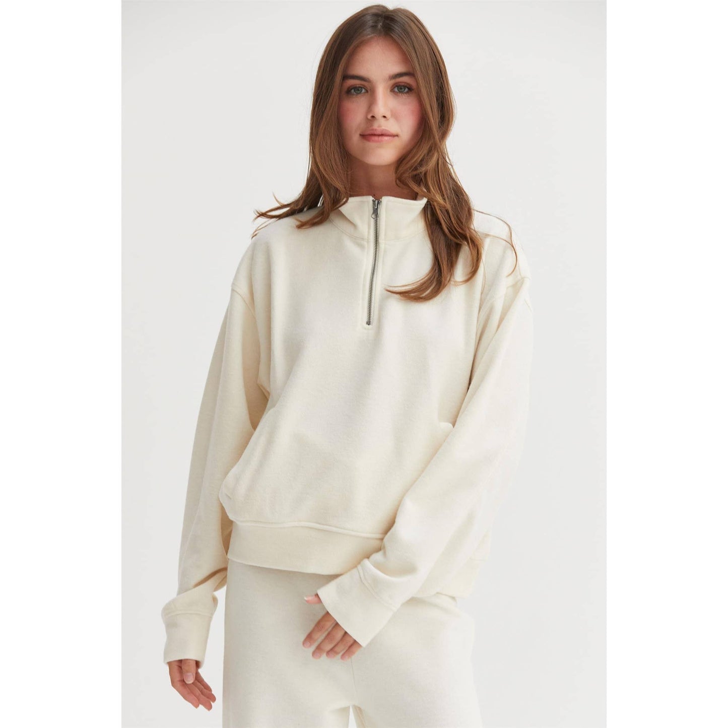 Mila Half-Zip Sweatshirt